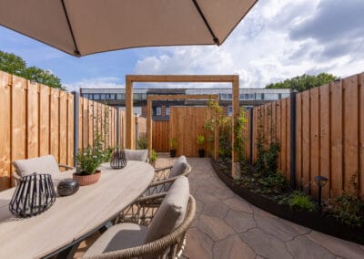 Renovatie achtertuin Assen