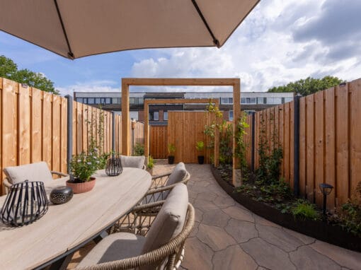 Renovatie achtertuin Assen